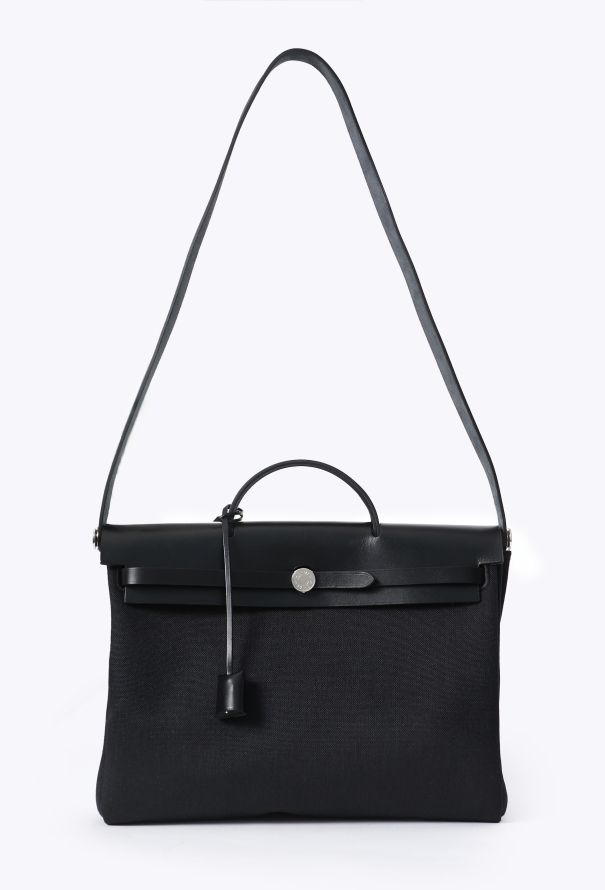 Hermès Toile & Vache Hunter Zip Herbag 39 - 1