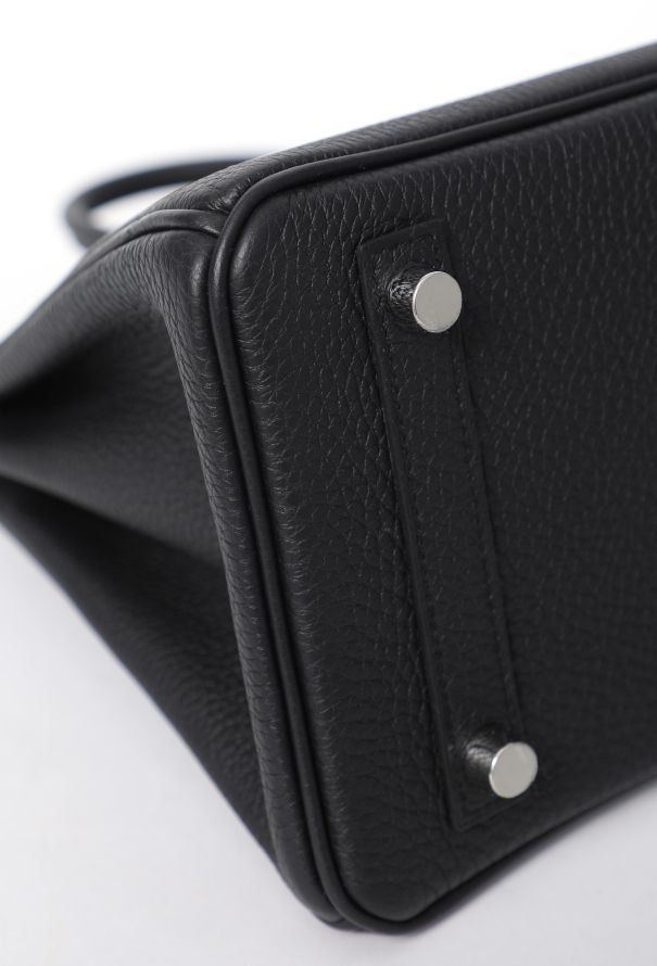 Hermès Highly Coveted Black Togo Birkin 25 - 11