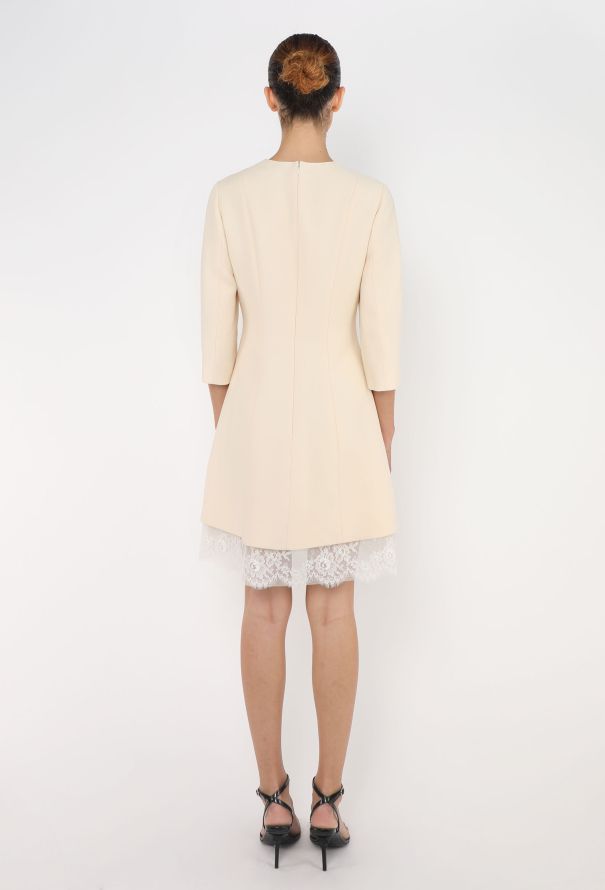 Dior 2016 Chantilly Trim Sheath Dress - 4