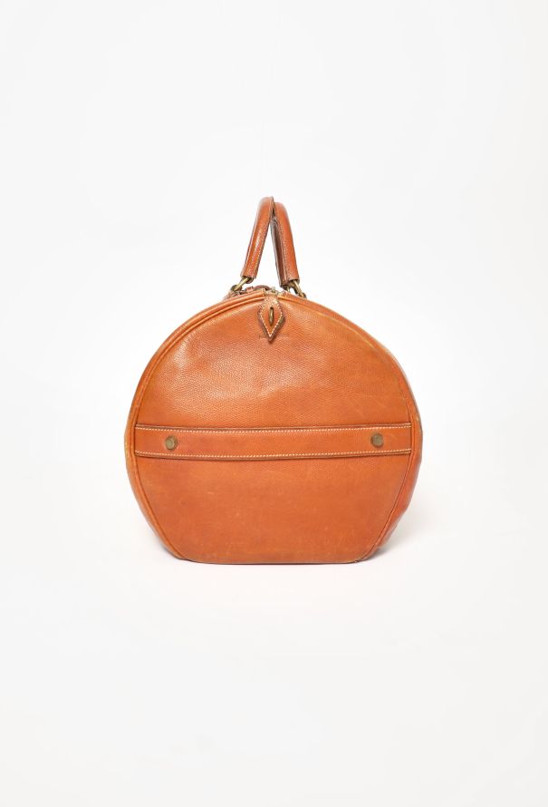 Hermès 1970s Toile H & Calfskin RD Travel Bag - 5 Hermès 1970s Toile H & Calfskin RD Travel Bag - 5