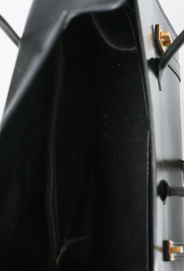 Hermès Vintage 1964 Black Box Drag 30 - 12