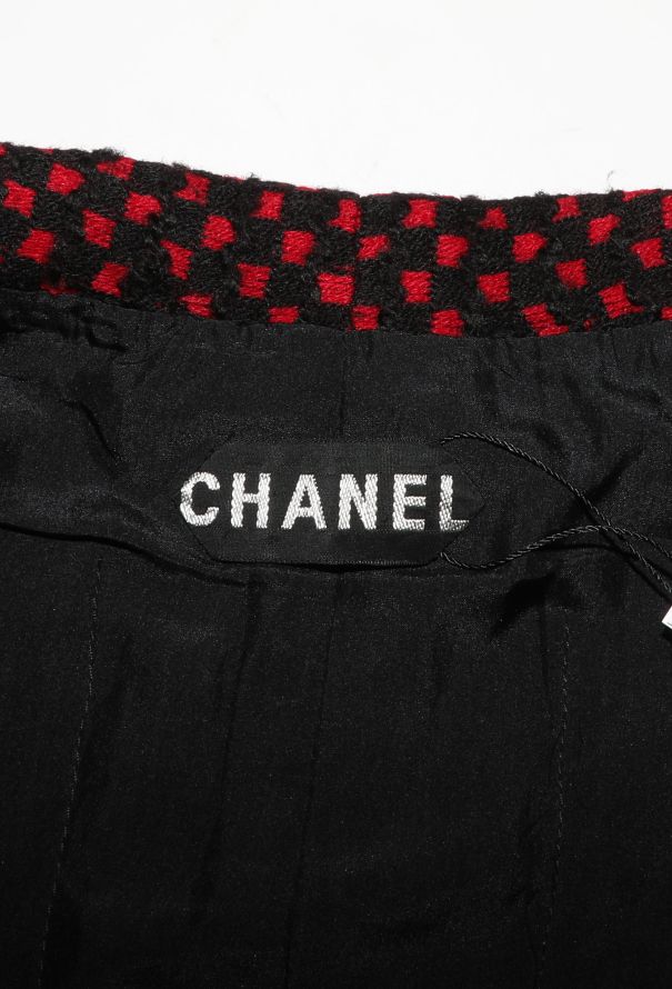 Chanel Haute Couture 1960s Tweed Lavallière Jacket - 6