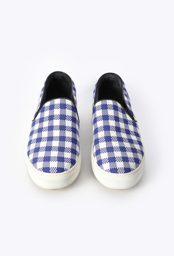 Céline F/W 2014 Gingham Slip-on Shoes - 3