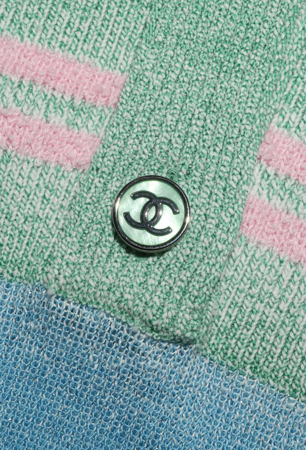 Chanel 2023 Iridescent 'CC' Polo Dress - 6 Chanel 2023 Iridescent 'CC' Polo Dress - 6