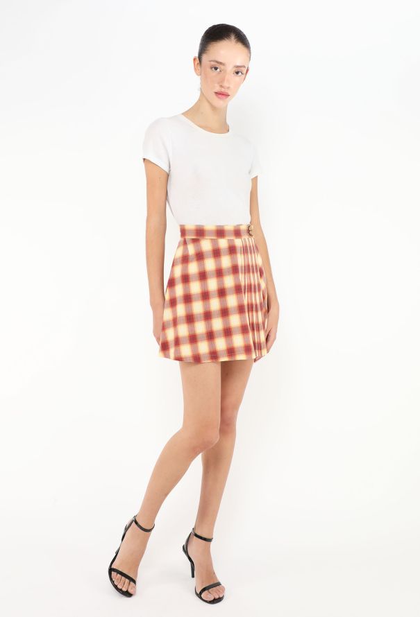 Alaïa Early '90s Tartan Wrap Skirt - 3