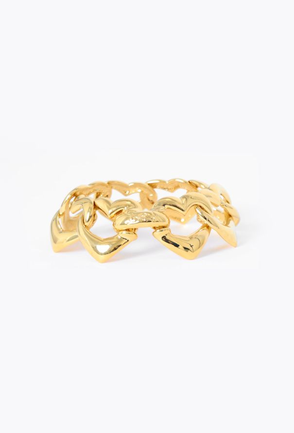 Saint Laurent Early '90s Chainlink Heart Bracelet - 3 Saint Laurent Early '90s Chainlink Heart Bracelet - 3