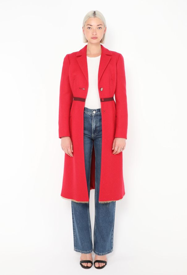 Prada F/W 2000 Cinched Twill Coat - 5