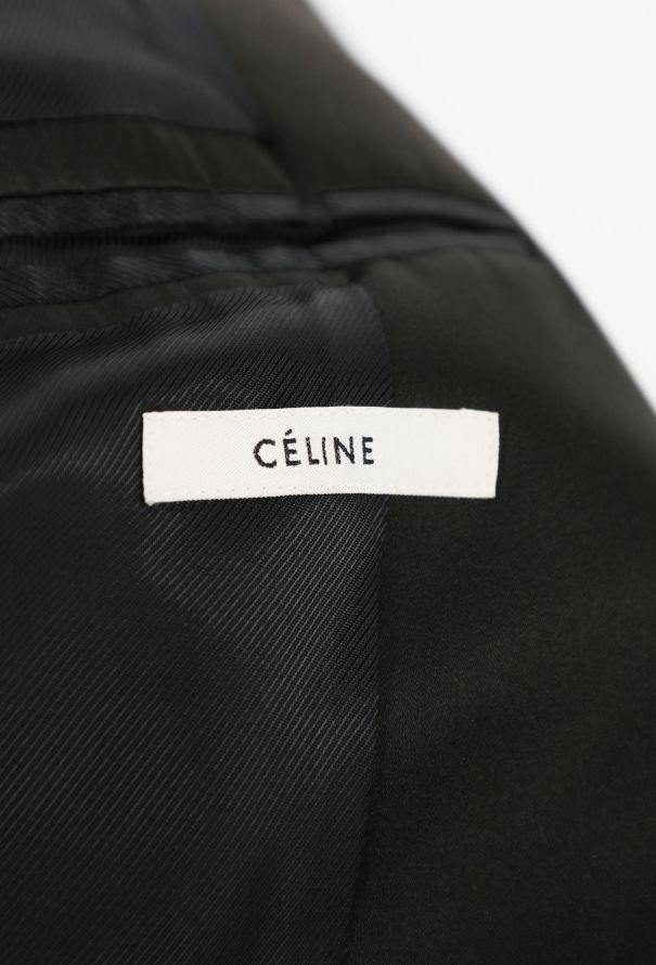 Céline Iconic F/W 2017 Notched Smoking Coat - 7