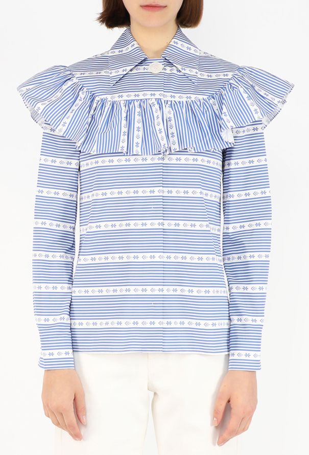 Miu Miu Cotton Smock Blouse, F/W 2015 - 1