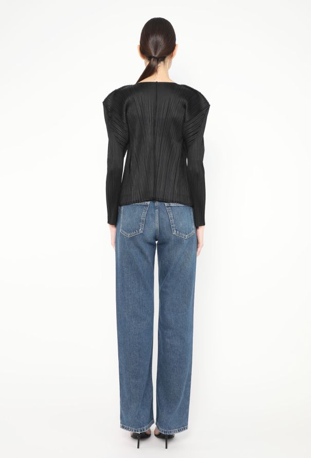 Issey Miyake Pleats Please Buttoned Cardigan - 4