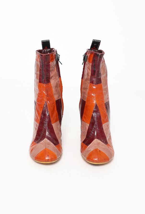 Louis Vuitton S/S 2015 'Swinging' Patchwork Boots - 4 Louis Vuitton S/S 2015 'Swinging' Patchwork Boots - 4