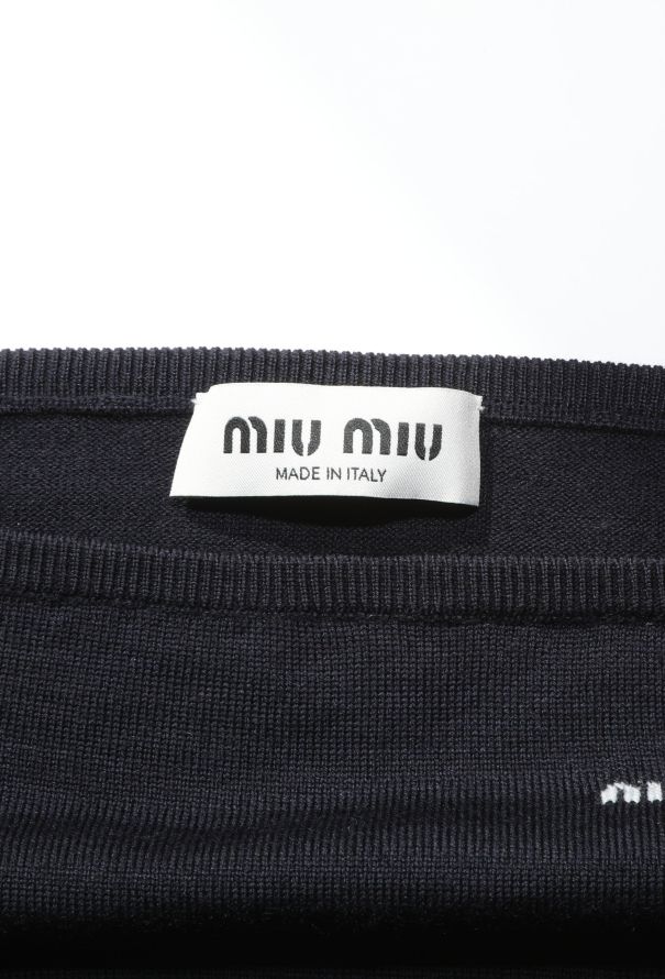 Miu Miu S/S 2025 Boatneck Pullover - 5