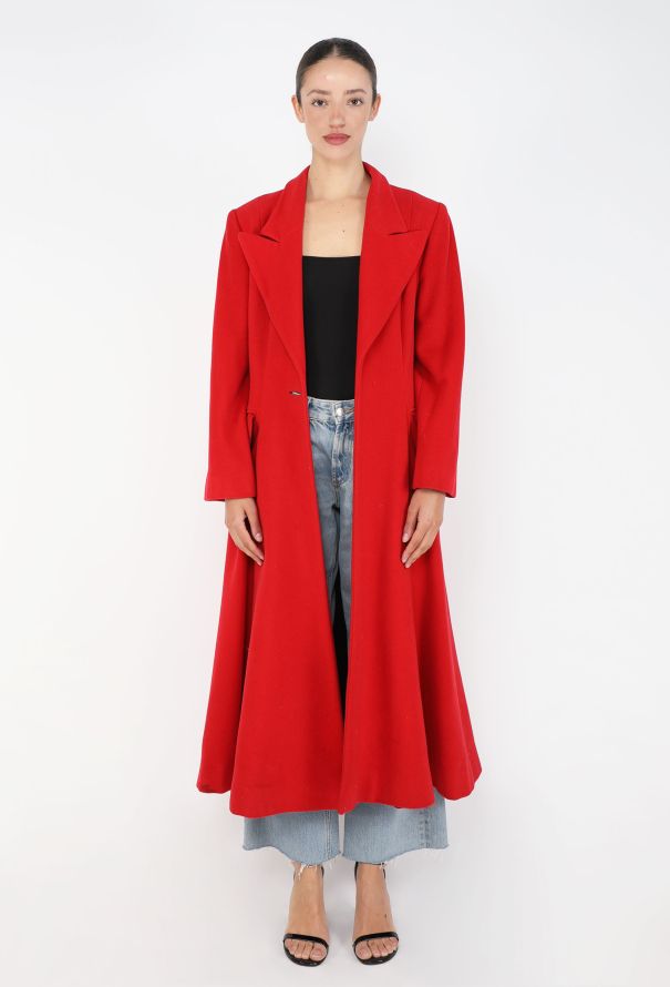 Moschino Flared Hourglass Coat, 1990s - 5