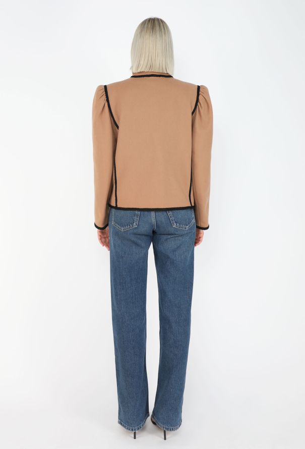 Saint Laurent Braided Trim Toggle Jacket, F/W 1982 - 7