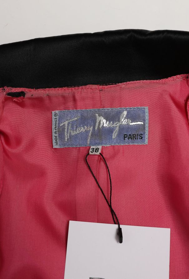 Thierry Mugler Early '90s Cinched Bowtie Jacket - 6