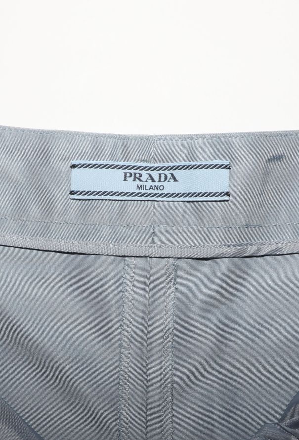 Prada Nylon Belted Bow Shorts - 5