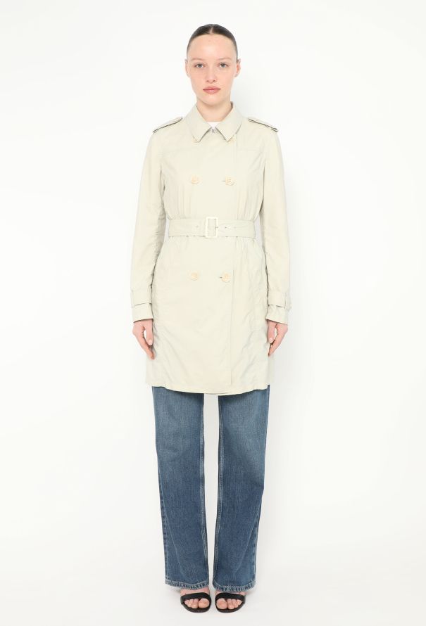 Prada Nylon Belted Trench Coat - 4