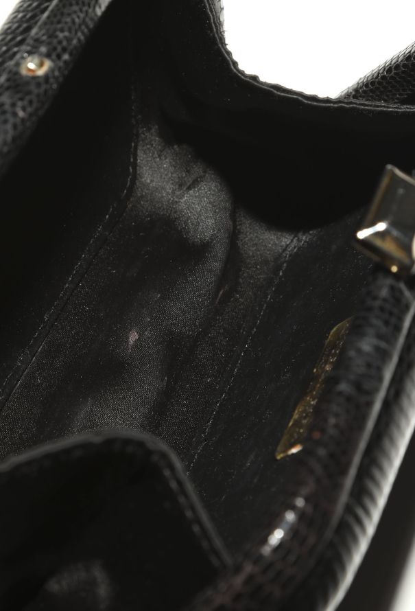 Bottega Veneta Black Lizard Clutch - 13