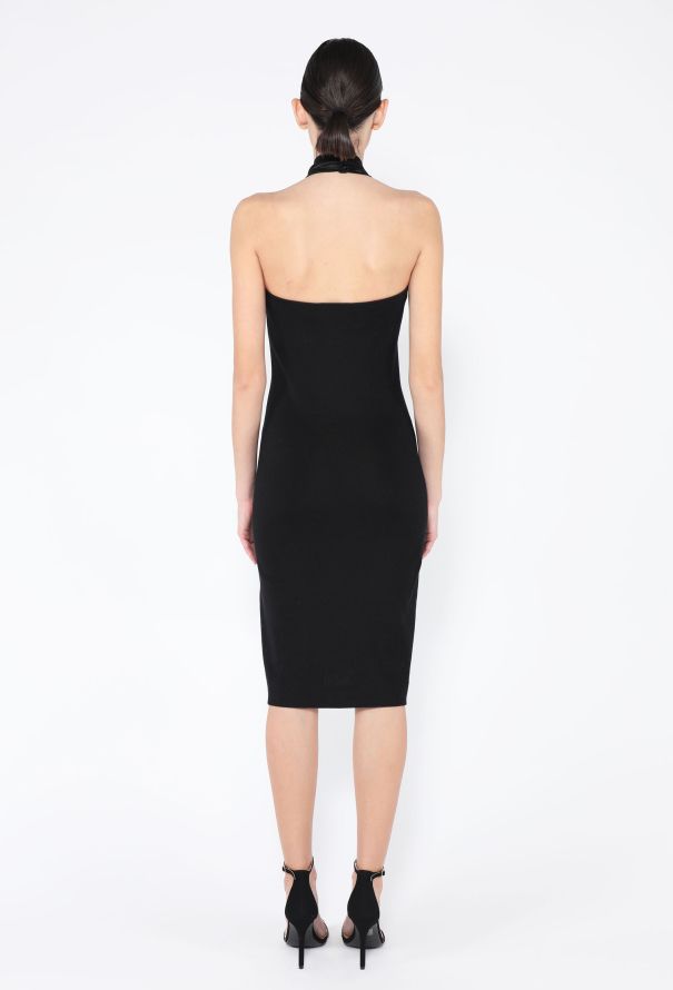 Dior 2008 Silk Tassel Bow Halter Dress - 4