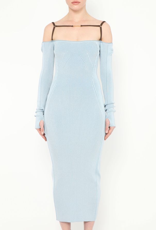 Jacquemus 2024 Sierra Ribbed Cage Dress - 2 Jacquemus 2024 Sierra Ribbed Cage Dress - 2