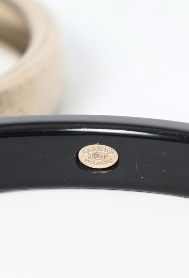Chanel S/S 2007 Set of 3 Logo Bangles - 6