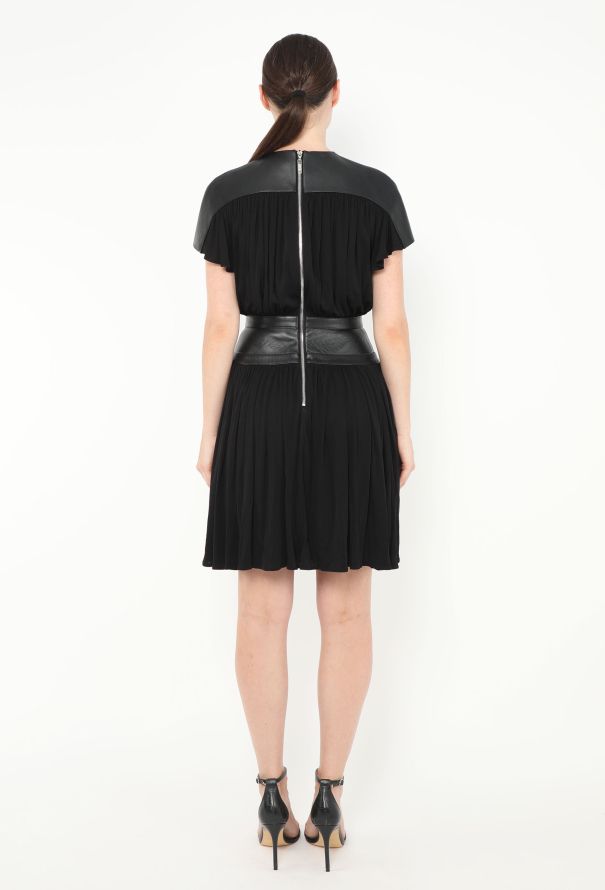 Louis Vuitton 2020 Basque Leather Dress - 4 Louis Vuitton 2020 Basque Leather Dress - 4