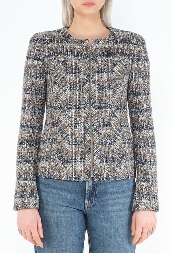 Chanel Fall 2004 Iridescent Tweed Jacket - 4