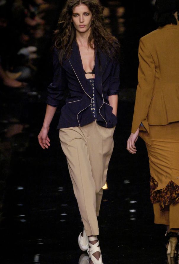 Jean Paul Gaultier Corset Ruffled Silk Blazer, 2005 - 3