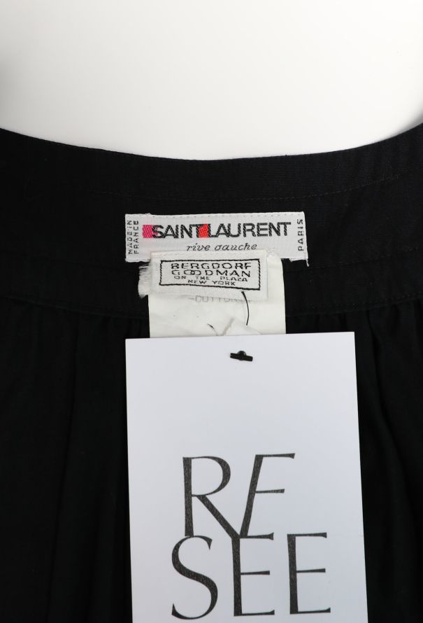 Saint Laurent 1989 Boat-Neck Cotton Dress - 6 Saint Laurent 1989 Boat-Neck Cotton Dress - 6