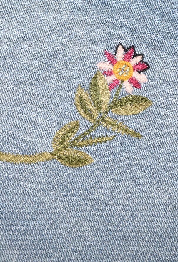 Gucci Pre-Fall 2016 Embroidered Flared Jeans - 9 Gucci Pre-Fall 2016 Embroidered Flared Jeans - 9