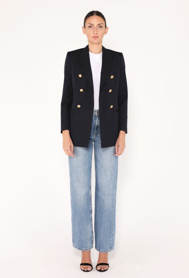 Céline S/S 2020 Tailored Naval Blazer - 5