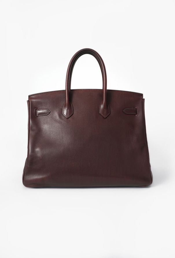 Hermès Beautiful Rouge Sellier Evercolor Birkin 35 - 7