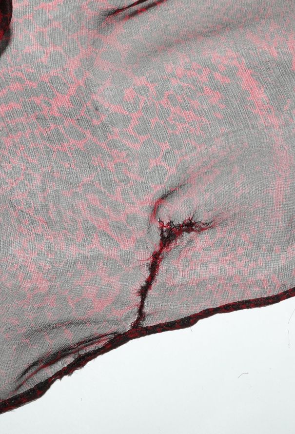 Saint Laurent Snake Print Chiffon Gown, S/S 2013 - 10