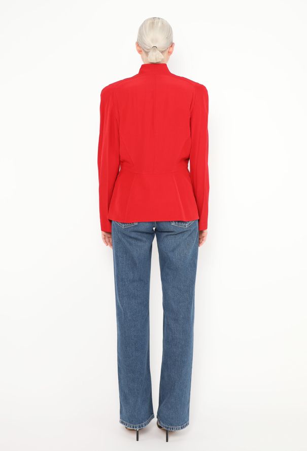 Thierry Mugler Vintage Stitched Tailored Blazer - 5