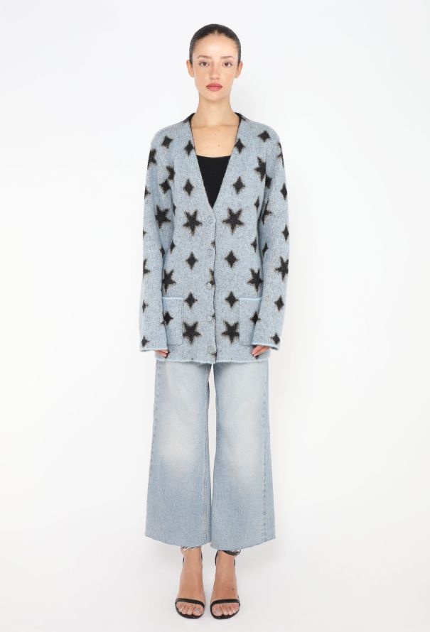 Saint Laurent F/W 2013 Mohair Star Cardigan - 2