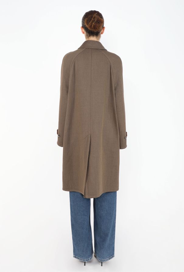 Chanel Vintage Twill 'CC' Car Coat - 5