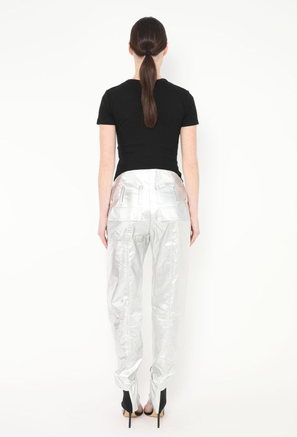 Paco Rabanne S/S 2014 Metallic Zipper Pants - 6 Paco Rabanne S/S 2014 Metallic Zipper Pants - 6