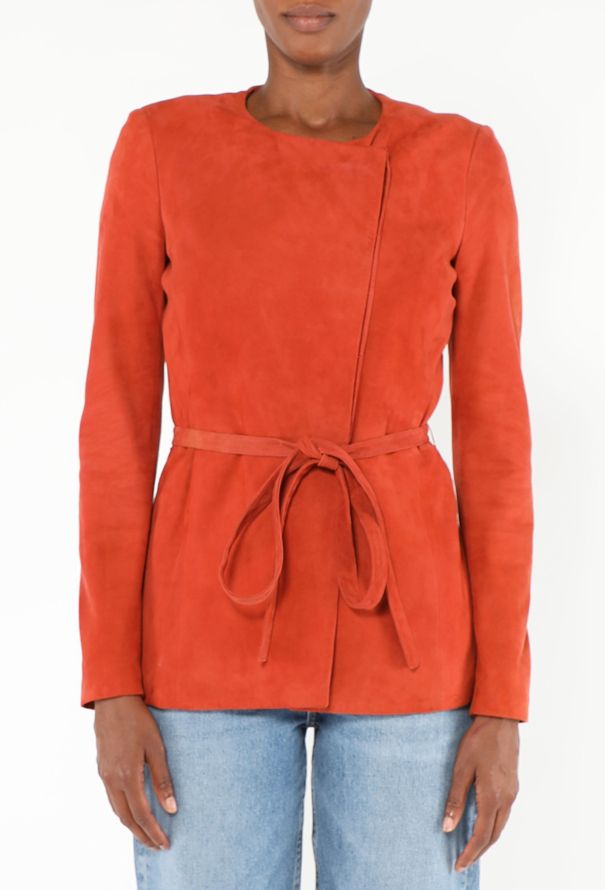 Altuzarra 2023 Belted Suede Jacket - 2