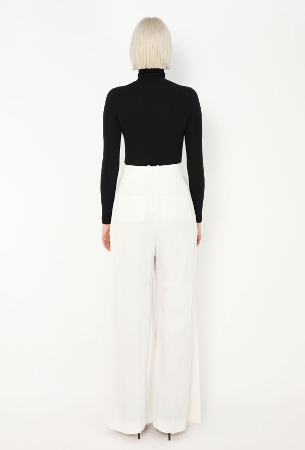 Céline S/S 2010 Wide-Leg Silk Trousers - 4 Céline S/S 2010 Wide-Leg Silk Trousers - 4