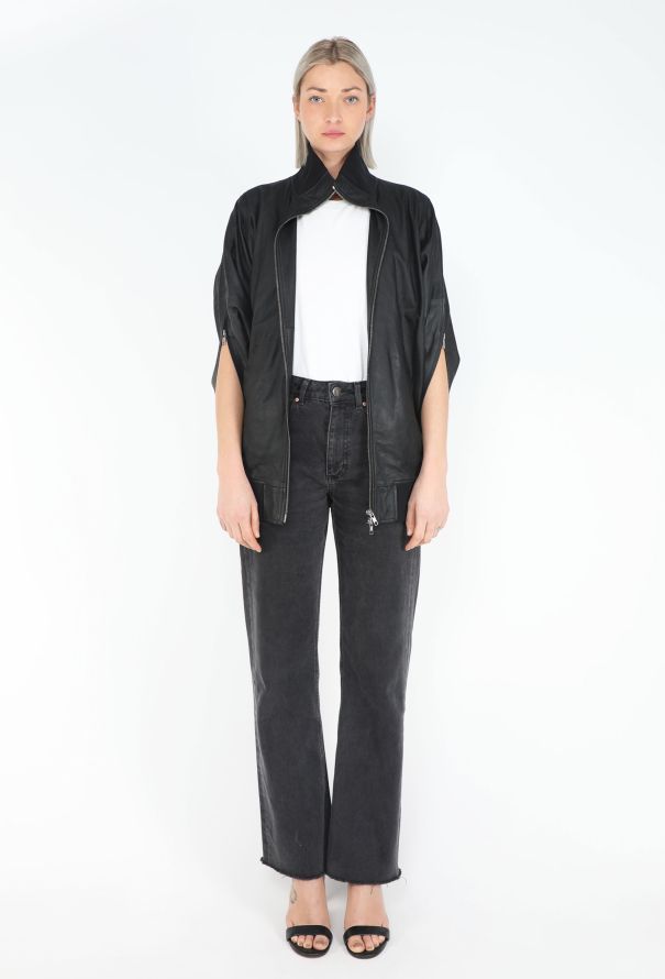 Maison Margiela S/S 2009 Lambskin Batwing Jacket - 2