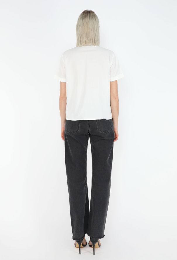 Miu Miu 2024 Cotton Logo Shirt - 3