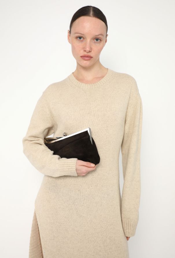 Cesare Puccini Suede Clutch - 2 Cesare Puccini Suede Clutch - 2