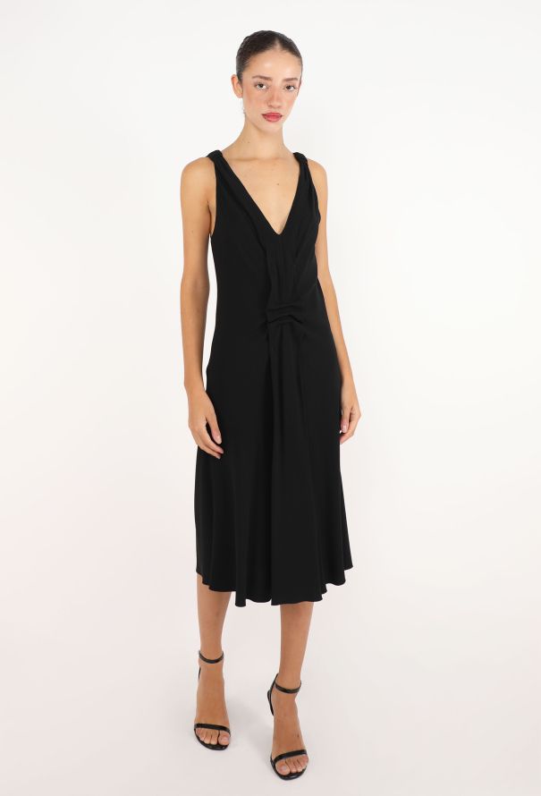Prada Flared Crêpe Dress, Early 2000s - 3