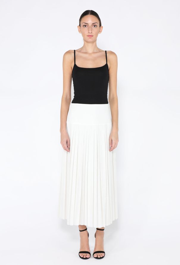 The Row 2020 Magdita Pleated Maxi Skirt - 2