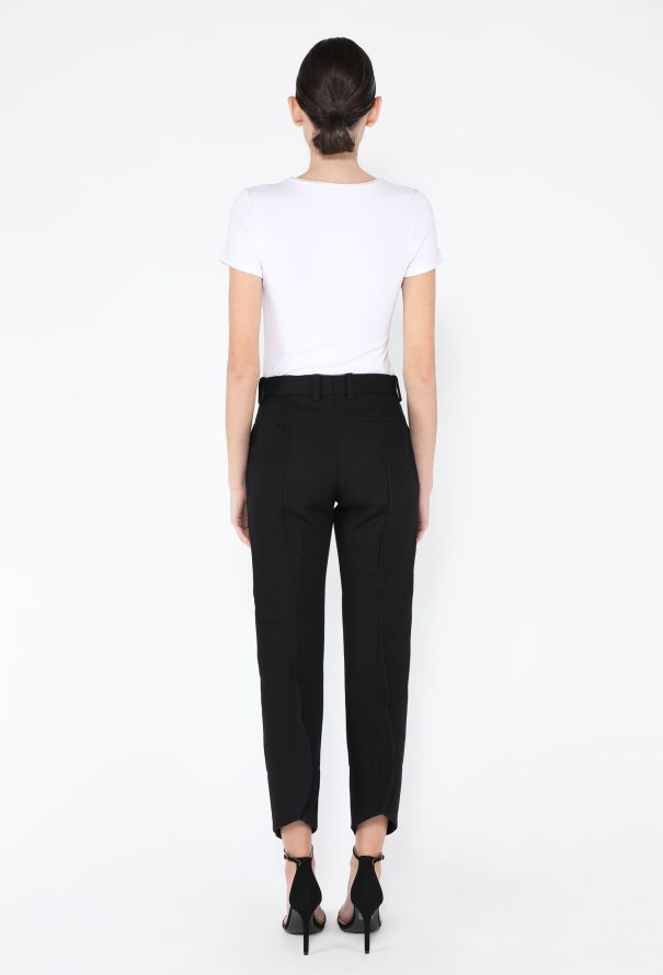 Bottega Veneta S/S 2023 Cotton Curved Hem Trousers - 5