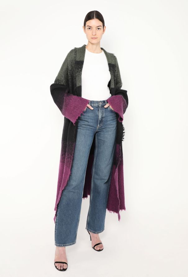 Dior F/W 2023 Frayed Mohair Cardigan - 1