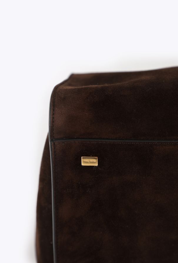 The Row Brown Suede Margaux 17 - 10