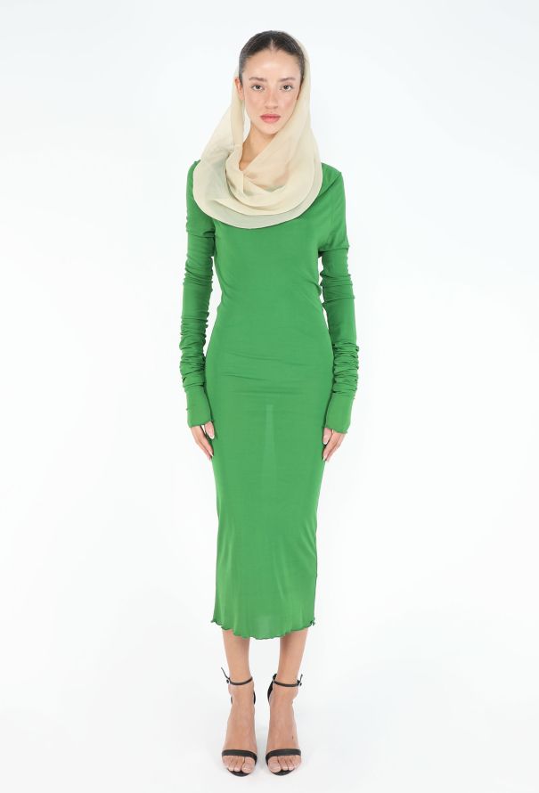 Jean Paul Gaultier Fall 2003 Chiffon Décolleté Dress - 2