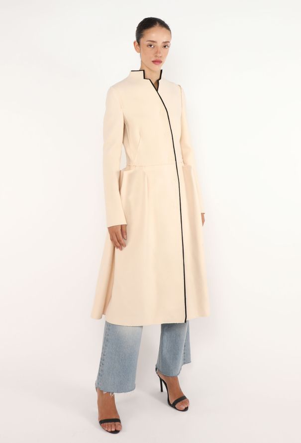 Bottega Veneta Notched Pleated Coat, F/W 2013 - 1