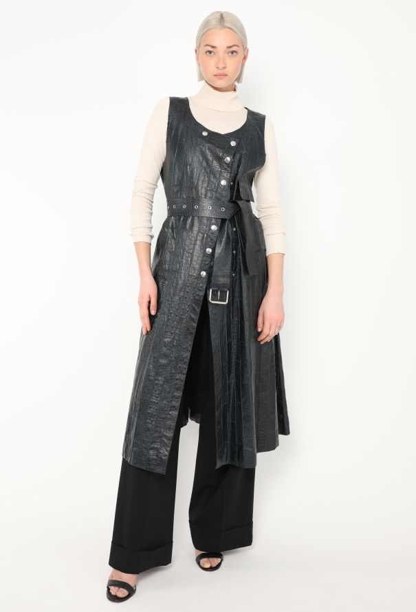 Céline COLLECTOR F/W 2016 Embossed Leather Trench - 1